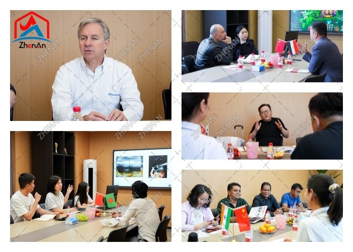 International Customers Discussing Non-Ferrous Alloy Applications at ZhenAn Headquarters International Customers Discussing Non-Ferrous Alloy Applications at ZhenAn Headquarters